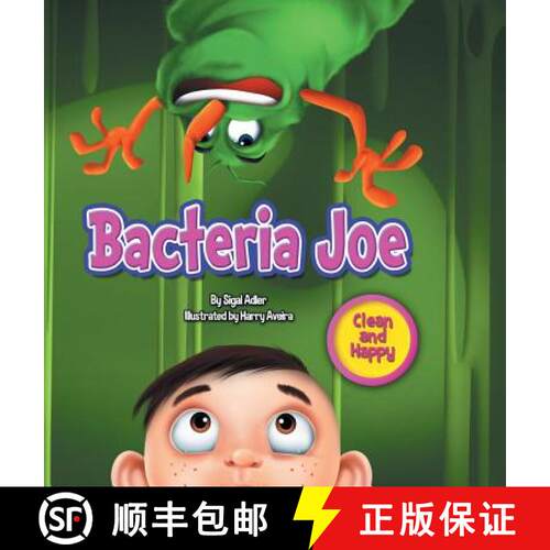 【3-4周达】精装 Bacteria Joe: children bedtime story picture book [9780998906539]