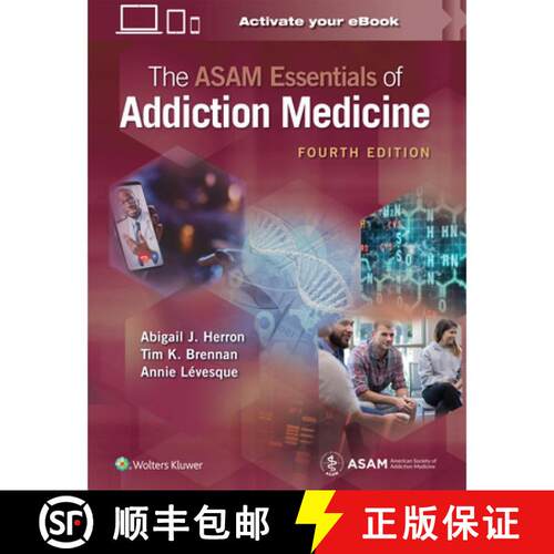 【3-4周达】The Asam Essentials of Addiction Medicine [9781975220839]