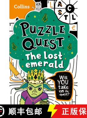 【3-4周达】Puzzle Quest The Lost Emerald: Solve More Than 100 Puzzles in This Adventure Story for Kid... [9780008532116]