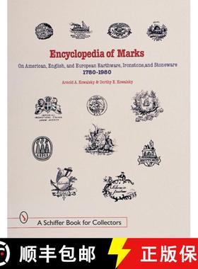 【3-4周达】Encyclopedia of American, English, and European Earthenware, Ironstone, Stoneware, 1780-19... [9780764307317]