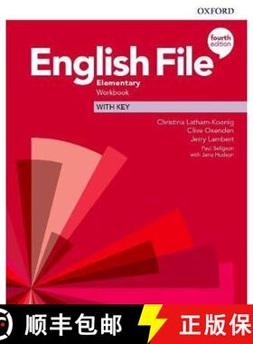 【3-4周达】English File: Elementary: Workbook with Key [9780194032896]