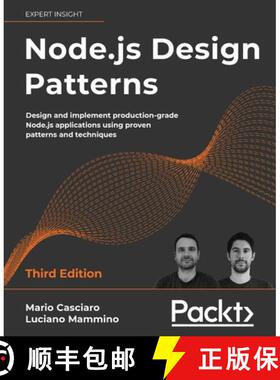 预订 Node.js Design Patterns - Third edition: Design and implement production-grade Node.js applicati... [9781839214110]