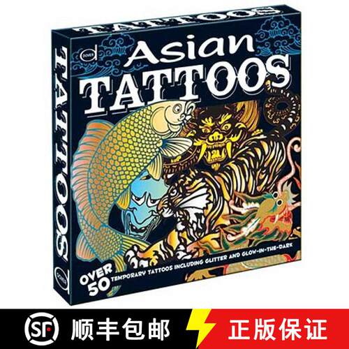预订 Asian Tattoos: Over 50 Temporary Tattoos including Glitter and Glow-in-the-Dark [9780486479941]