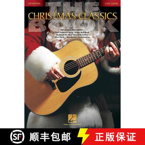 【3-4周达】The Christmas Classics Book: Easy Guitar Without Tablature [9781495096617]
