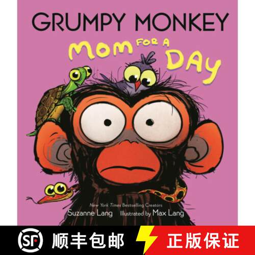 【3-4周达】Grumpy Monkey Mom for a Day [9798855180848]