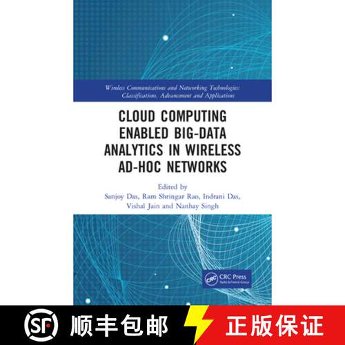 【3-4周达】精装 Cloud Computing Enabled Big-Data Analytics in Wireless Ad-Hoc Networks [9780367754426]