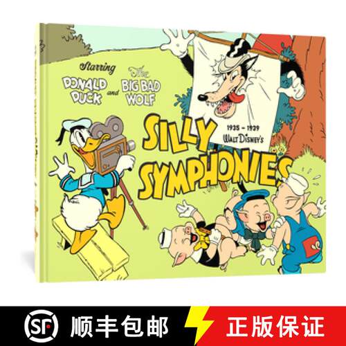 【3-4周达】精装 Walt Disney's Silly Symphonies 1935-1939: Starring Donald Duck and the Big Bad Wolf [9781683968900]