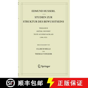 【3-4周达】精装 Studien zur Struktur des Bewusstseins: Teilband II Gefühl und Wert Texte aus dem Nac... [9783030359256]
