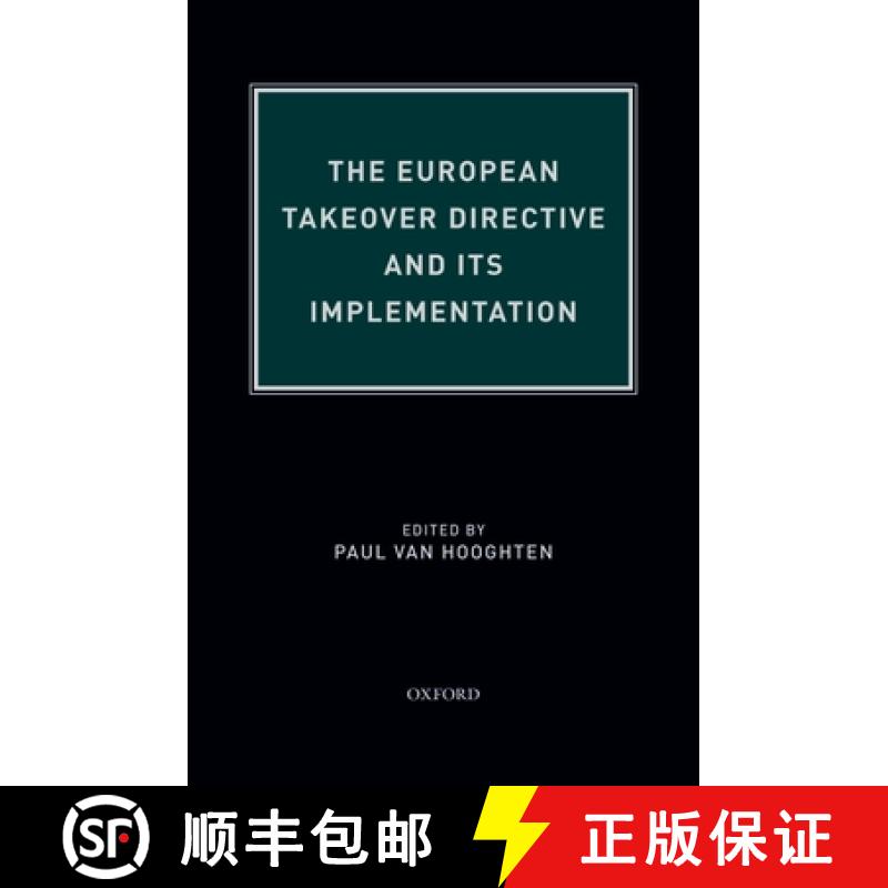 【3-4周达】The European Takeover Directive and Its Implementation [9780195323214]
