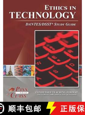 【3-4周达】Ethics in Technology DANTES / DSST Study Guide [9781614336136]