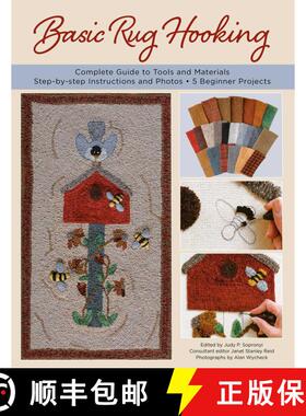 【3-4周达】Basic Rug Hooking : * Complete guide to tools and materials * Step-by-step instructions an... [9780811770545]