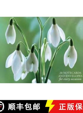 【3-4周达】Card Box of 20 Notecards and Envelopes: Snowdrop: A Delightful Pack of 20 High-Quality Flo... [9780754825883]