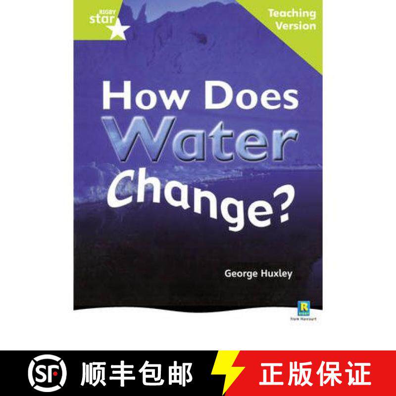【3-4周达】Rigby Star Non-fiction Guided Reading Green Level: How does water change? Teaching Version [9780433049784]