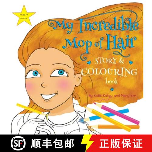 【3-4周达】My Incredible Mop of Hair: Story and Colouring Book [9781991195296]