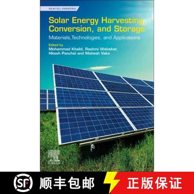 【3-4周达】Solar Energy Harvesting, Conversion, and Storage: Materials, Technologies, and Applications [9780323906012]