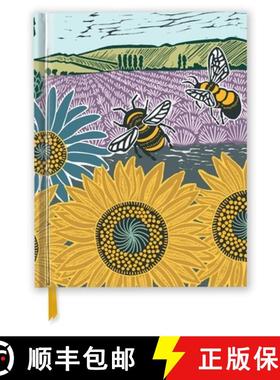 【3-4周达】Kate Heiss: Sunflower Fields (Blank Sketch Book) [9781804179147]