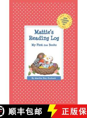 【3-4周达】Mattie's Reading Log: My First 200 Books (GATST) [9781516217717]