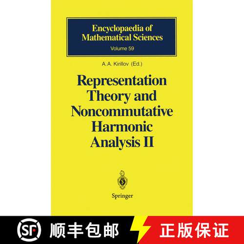 【3-4周达】Representation Theory and Noncommutative Harmonic Analysis II : Homogeneous Spaces, Repres... [9783642081262]
