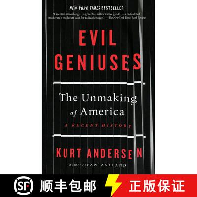【3-4周达】Evil Geniuses: The Unmaking of America: A Recent History [9781984801357]