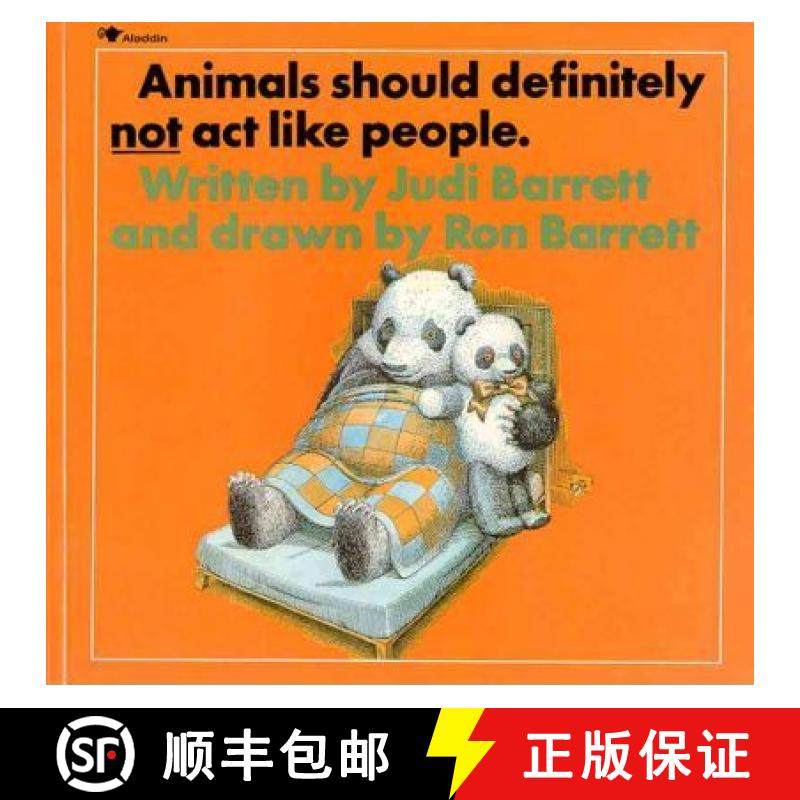 【3-4周达】Animals Should Definitely Not Act Like People [9780689712876]