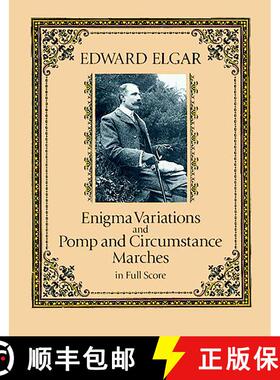 预订 Enigma Variations and Pomp and Circumstance Marches in Full Score [9780486273426]
