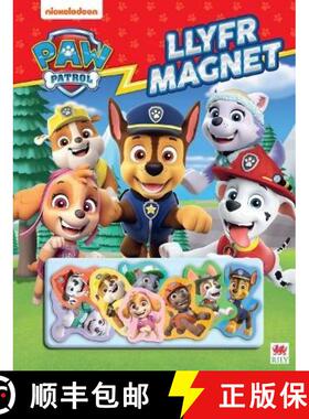 【3-4周达】Paw Patrol - Llyfr Magnet [9781804162897]