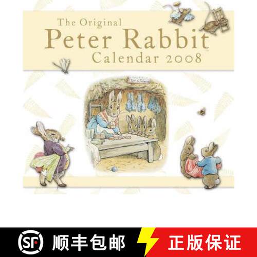 现货 Original Peter Rabbit Calendar 2008 [9780723259084]