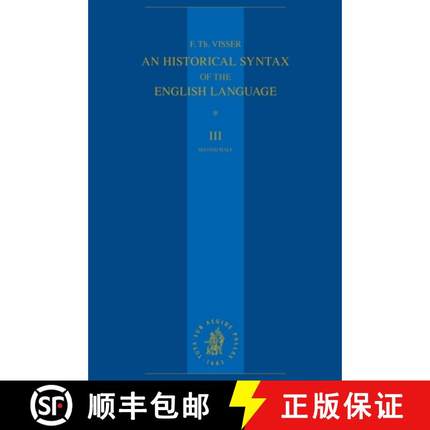 预订 An Historical Syntax of the English Language: Volume III, Second Half: Syntactical Units with Tw... [9789004537064]