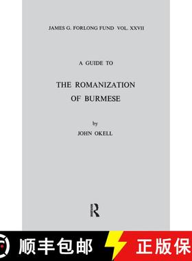 【3-4周达】A Guide to the Romanization of Burmese [9781138406049]