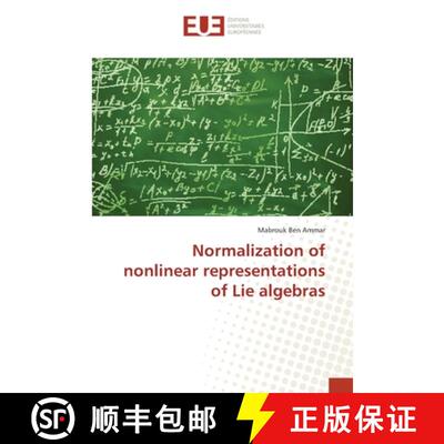 预订 Normalization of nonlinear representations of Lie algebras [9783841614582]