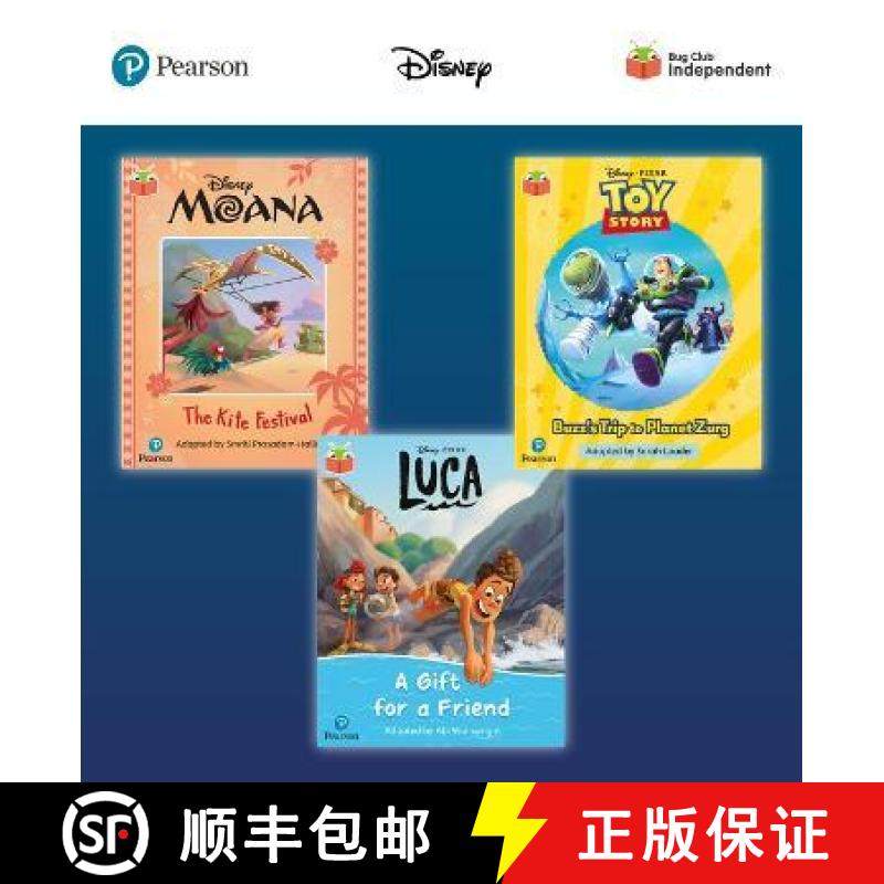 【2-3周达】Pearson Bug Club Disney Year 1 Pack B, including decodable phonics readers for phase 5: Mo... [9781292720470]