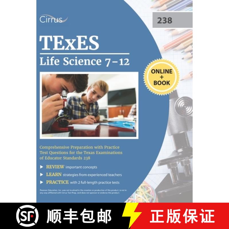 【2-3周达】TExES Life Science 7-12 Study Guide: Comprehensive Preparation with Practice Test Question... [9781637980293]
