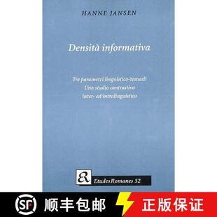 【3-4周达】Densita Informativa: Tre Parametri linguistico-testuali -- Uno studio contrastivo inter- e... [9788772896977]