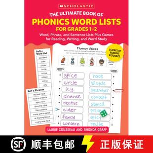 【3-4周达】The Ultimate Book of Phonics Word Lists: Grades 1-2: Games & Word Lists for Reading, Writi... [9781546112686]