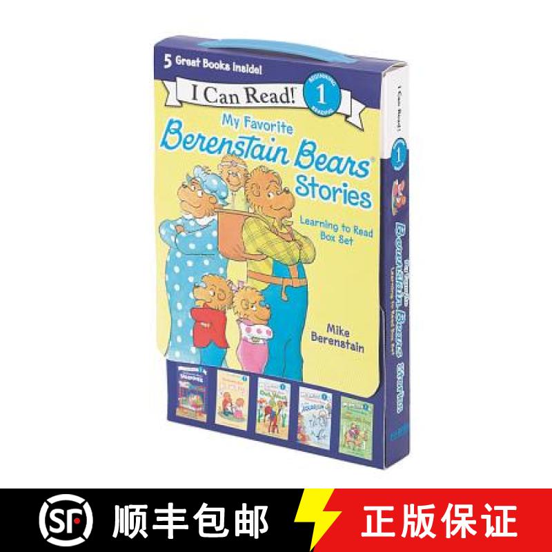 【3-4周达】My Favorite Berenstain Bears Stories: Learning to Read Box Set [9780062654595]