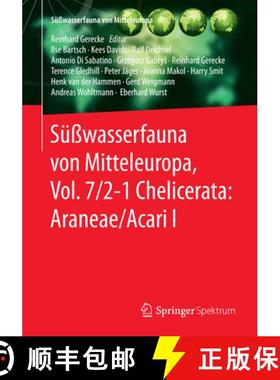 【3-4周达】Süßwasserfauna Von Mitteleuropa, Vol. 7/2-1 Chelicerata: Araneae/Acari I [9783662559574]