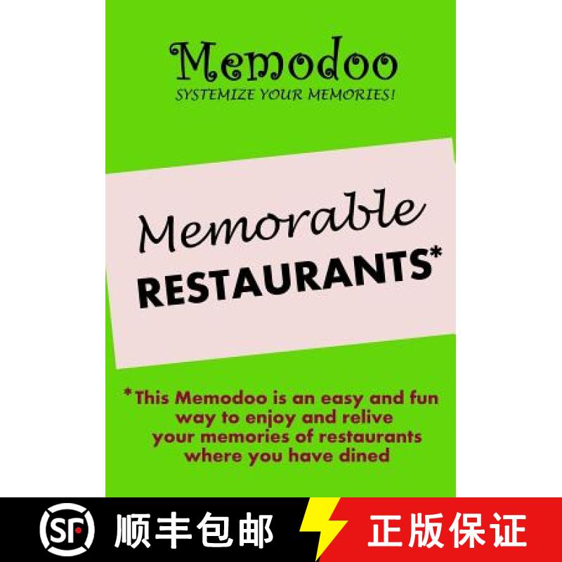 预订 Memodoo Memorable Restaurants [9781939235244]