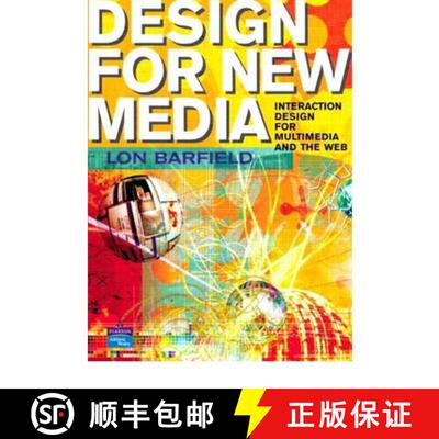 【3-4周达】Design for New Media: Interaction design for multimedia and the web [9780201596090]
