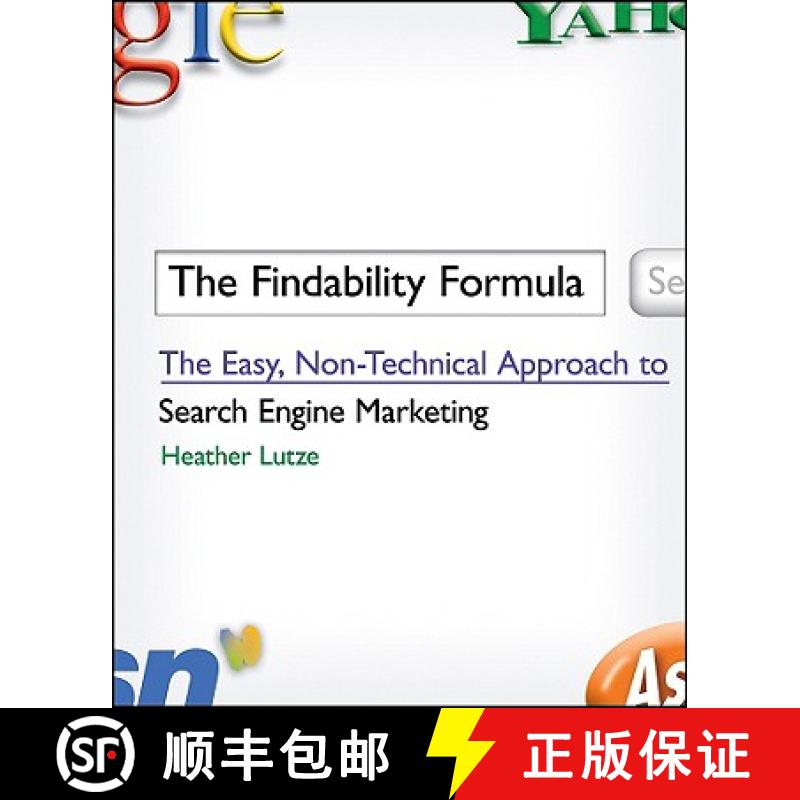 【3-4周达】The Findability Formula: The Easy, Non-Technical Approach To Search Engine Marketing [Wile... [9780470420904]