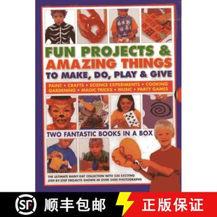 【3-4周达】精装 Fun Projects and Amazing Things to Make, Do, Play and Give: Two Fantastic Books in a ... [9781843229605]