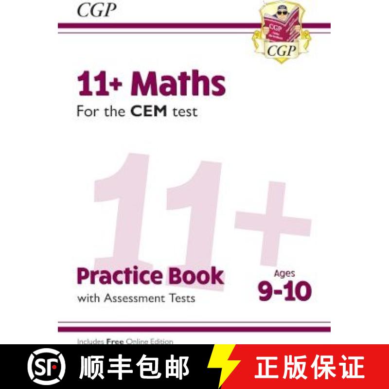 【2-3周达】New 11+ CEM Maths Practice Book & Assessment Tests - Ages 9-10 (with Online Edition) [9781789081466]