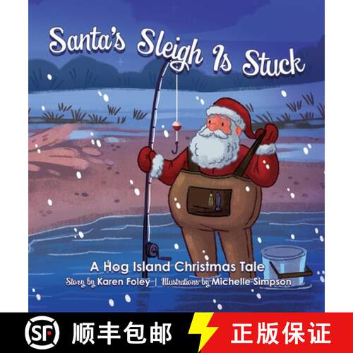 【3-4周达】精装 Santa's Sleigh Is Stuck [9781951565794]