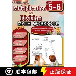 【3-4周达】Multiplication and Division Math Workbook 5th and 6th Grade: Multi-Digit Multiplication an... [9798869374769]
