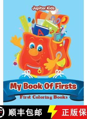 【3-4周达】My Book Of Firsts: First Coloring Books [9781683052913]