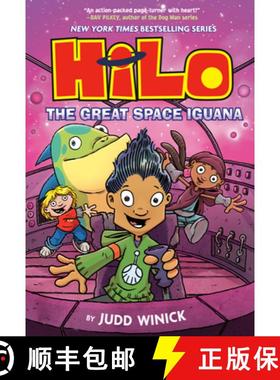 【3-4周达】Hilo Book 11: The Great Space Iguana: (A Graphic Novel) [9780593807101]