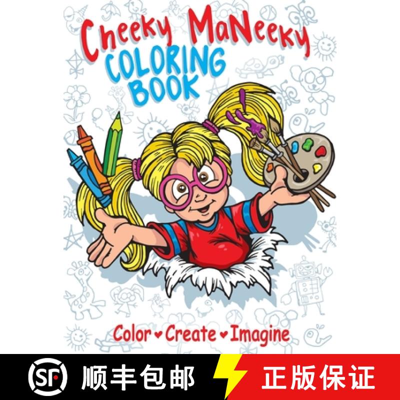 【2-3周达】Cheeky MaNeeky Coloring Book: Part II [9781735209302]