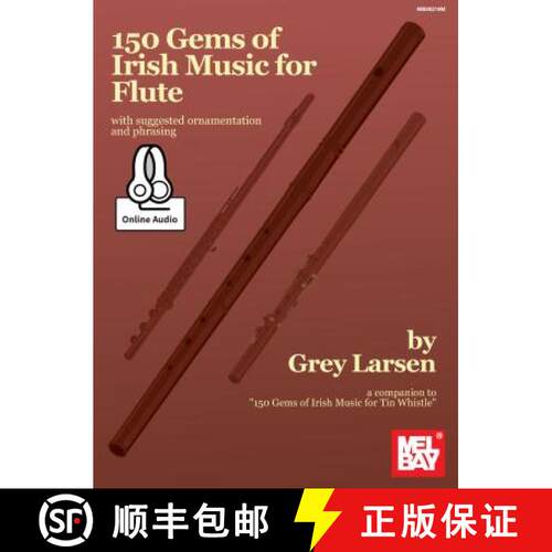 【3-4周达】150 GEMS OF IRISH MUSIC FLT BK AUD [9780786689408]