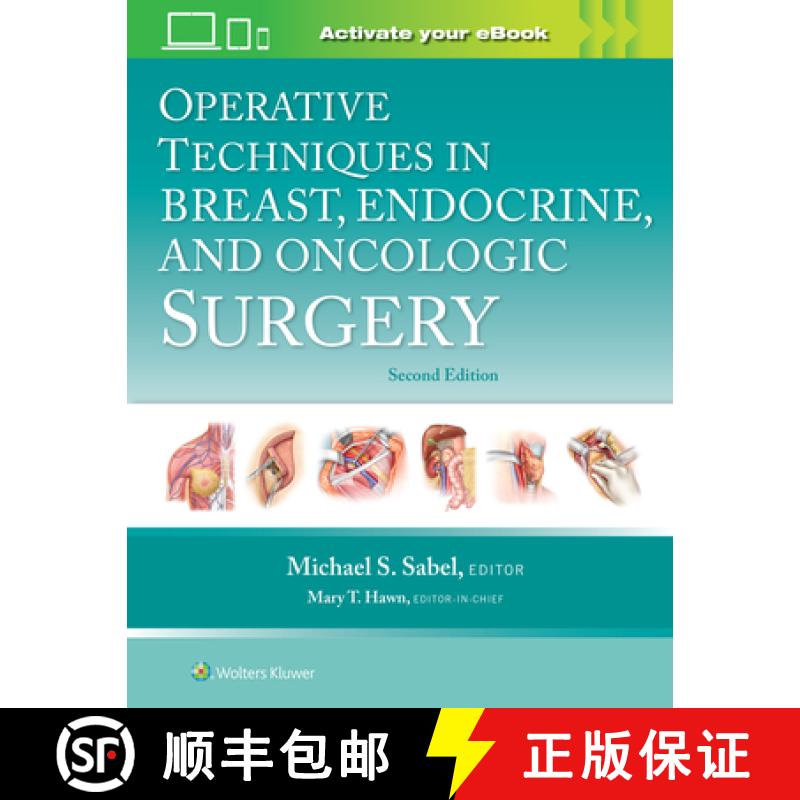 【3-4周达】Operative Techniques in Breast, Endocrine, and Oncologic Surgery: Print + eBook with Multi... [9781975176495]