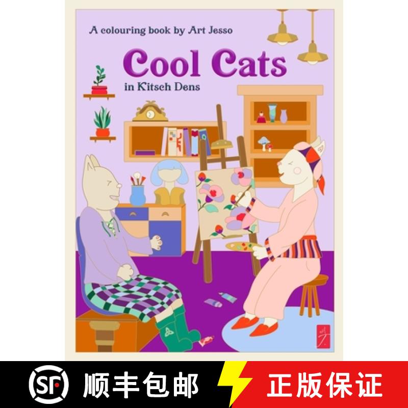 【3-4周达】Cool Cats In Kitsch Dens [9780473695361]