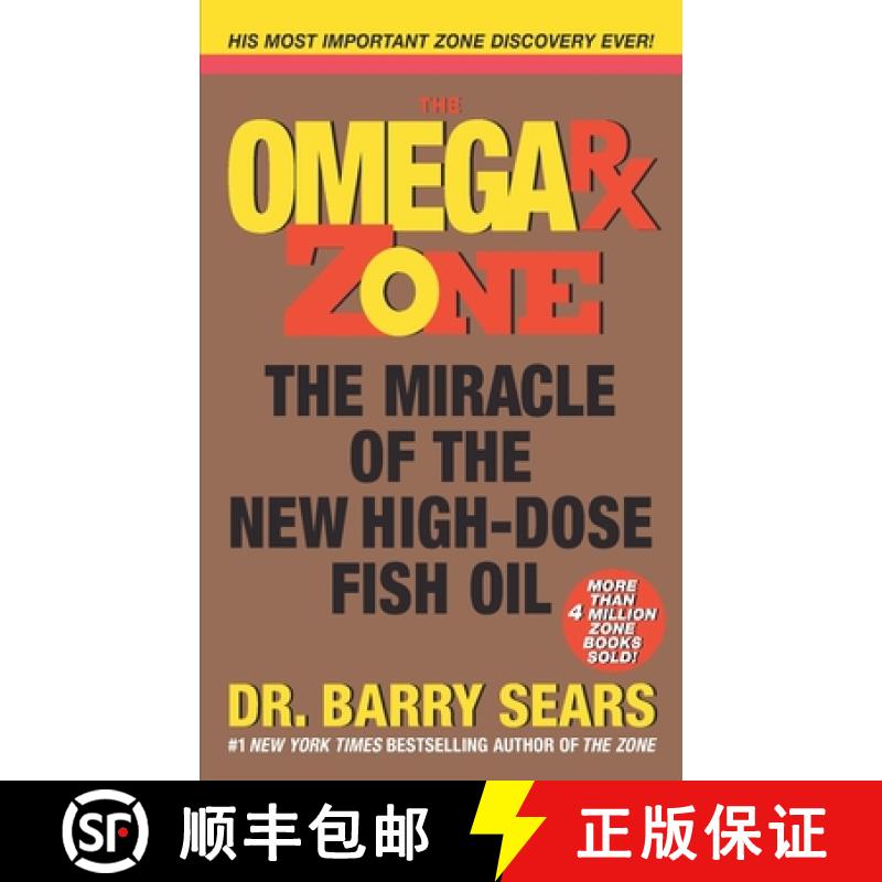 【3-4周达】The Omega RX Zone: The Miracle of the New High-Dose Fish Oil [9780060741860]